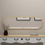 Hanah Home Espejo Ovalado Cuerpo Entero 40x120 cm, Fabricado en MDF, Flotal-E Ecológico, Elegante y Duradero para Salón o Dormitorio